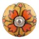 Mustard Ceramic Flower Wine Stopper